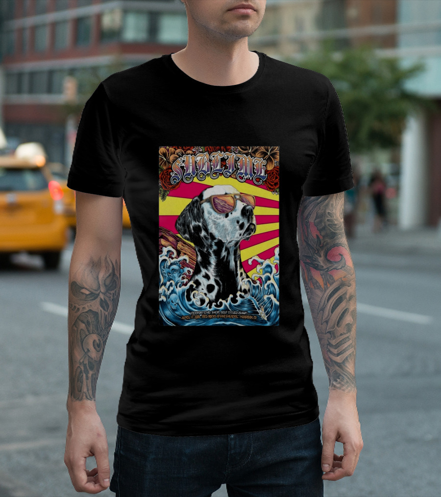 Sublime Self Titled Album April 17 2026 Red Rocks Amphitheatre Morrison CO T-Shirt