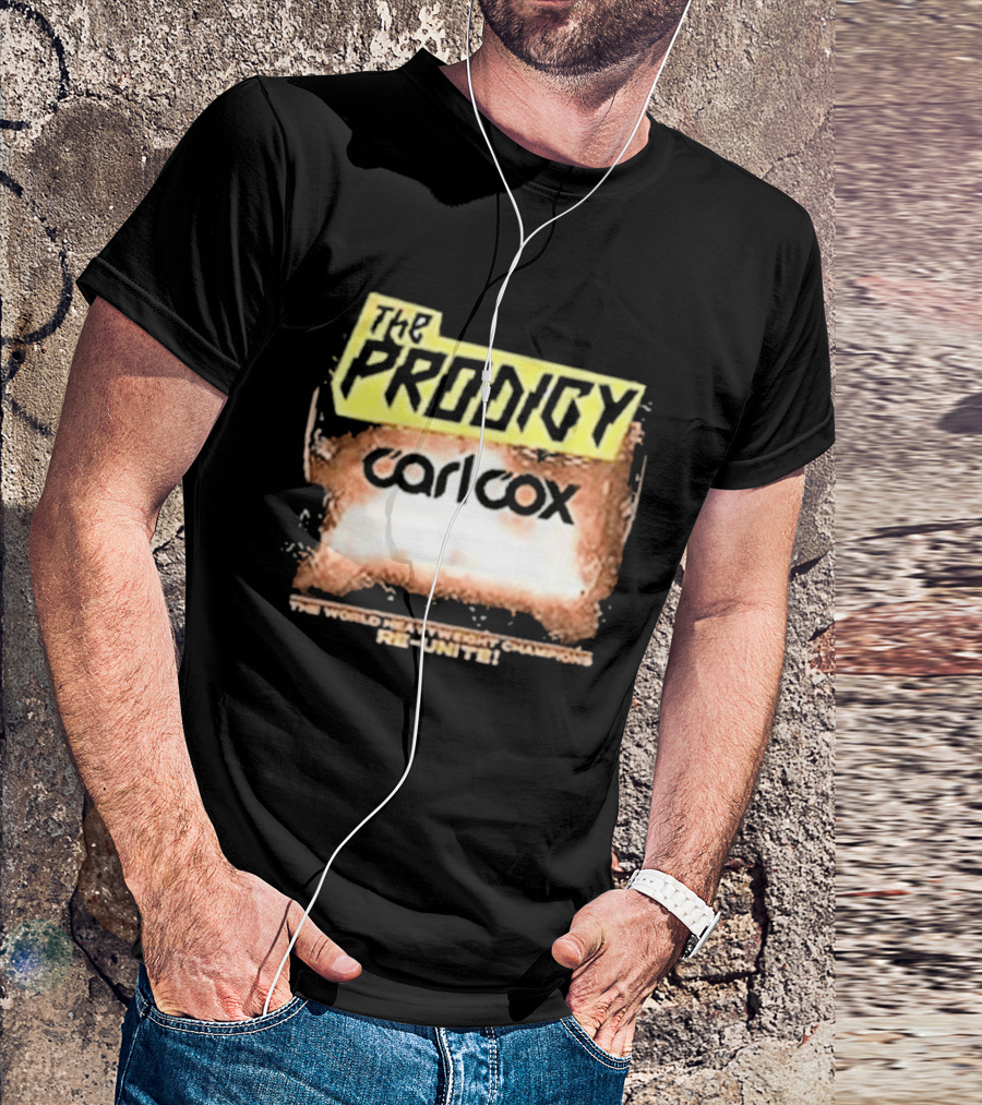 The Prodigy Carl Cox UK Ireland 2026 Tour Re United T-Shirt