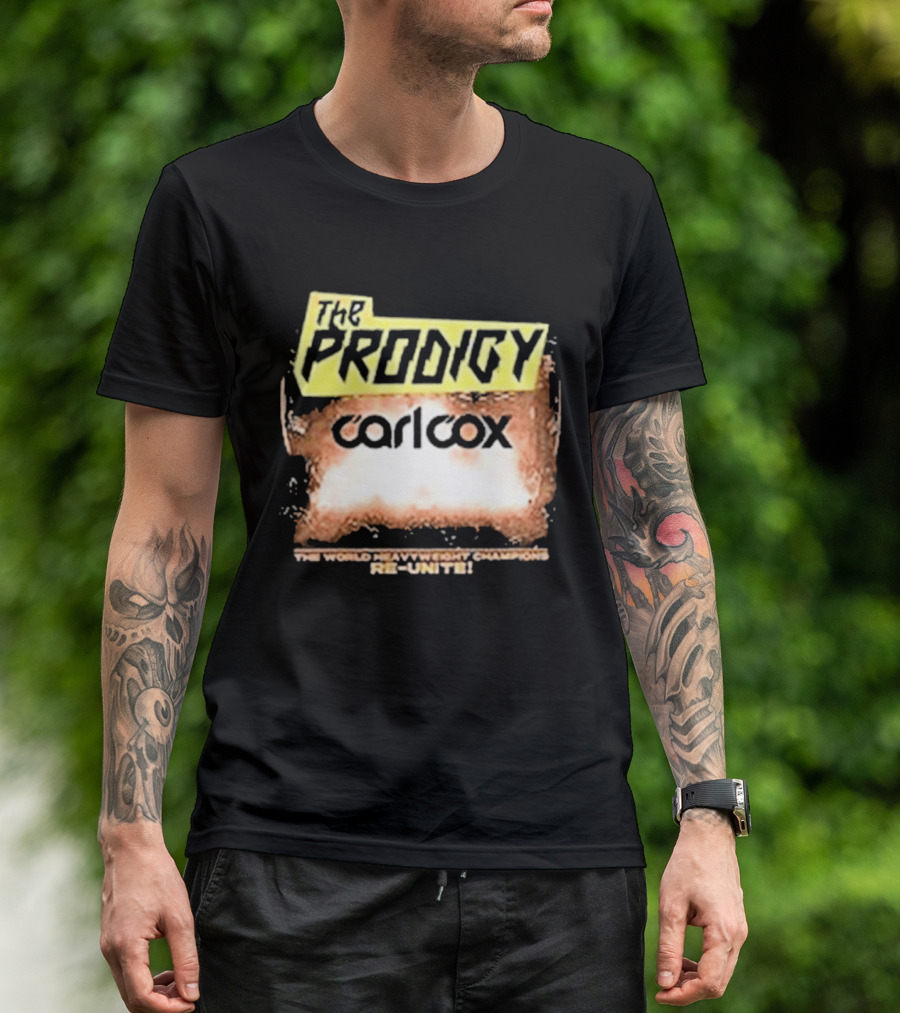 The Prodigy Carl Cox UK Ireland 2026 Tour Re United T-Shirt