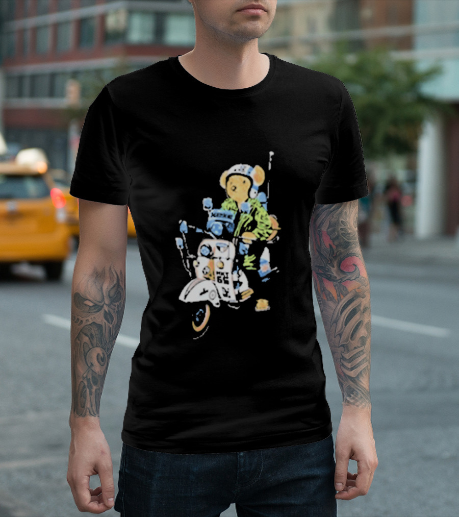 The Who X Market Studios Mod Bear Scooter T-Shirt