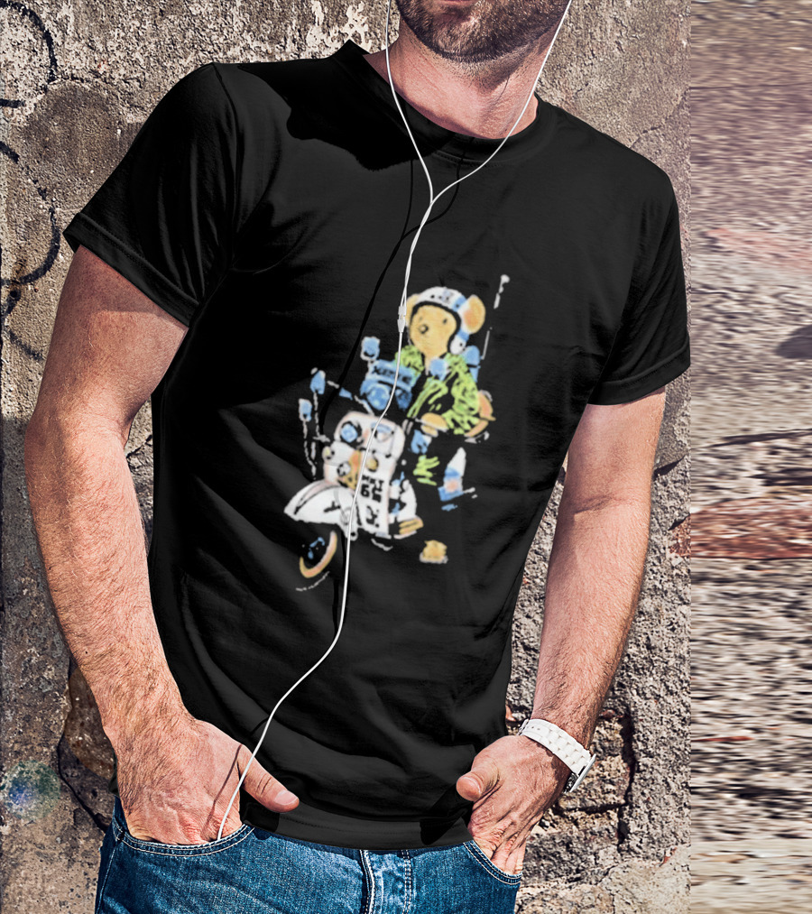 The Who X Market Studios Mod Bear Scooter T-Shirt