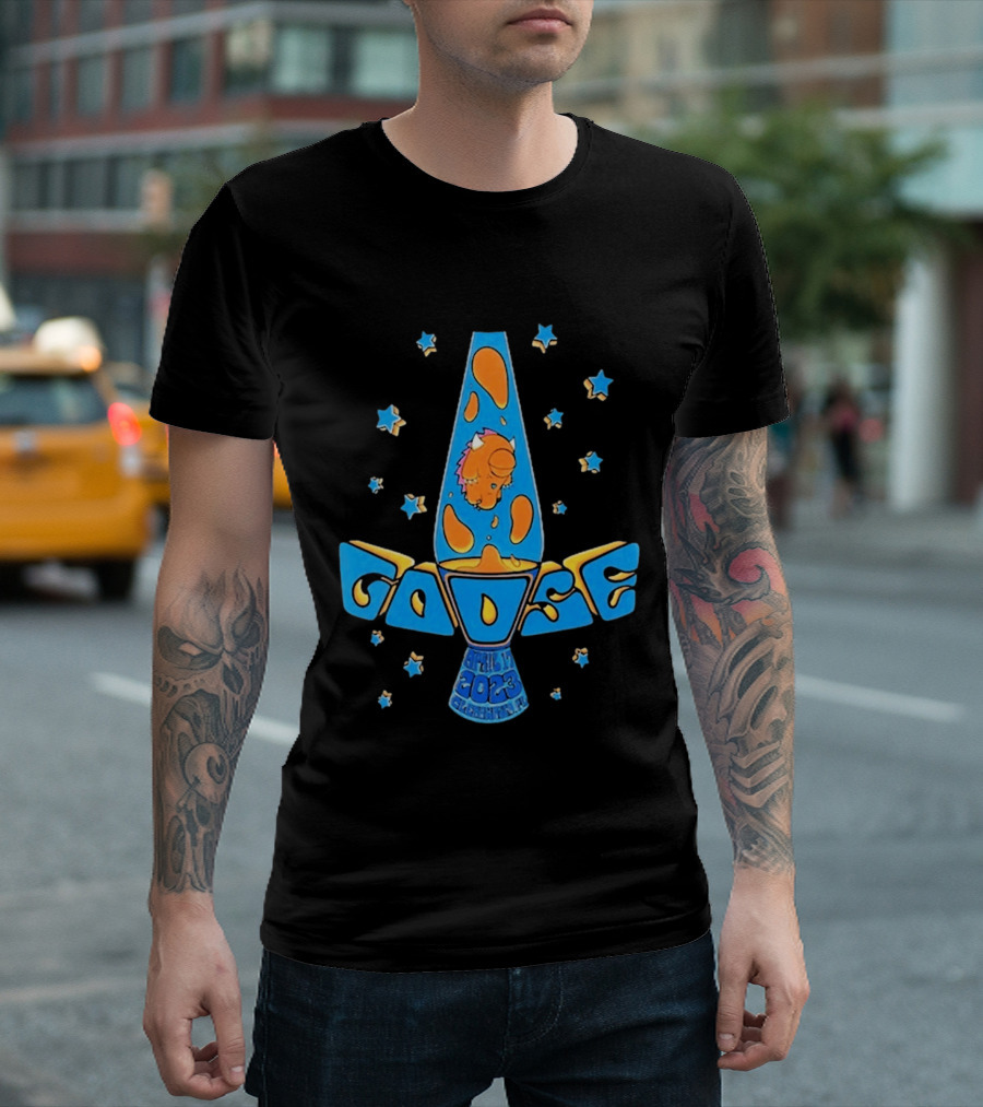Goose April 17 2023 Lava Lamp Stars Clearwater FL BayCare Sound Show T-Shirt