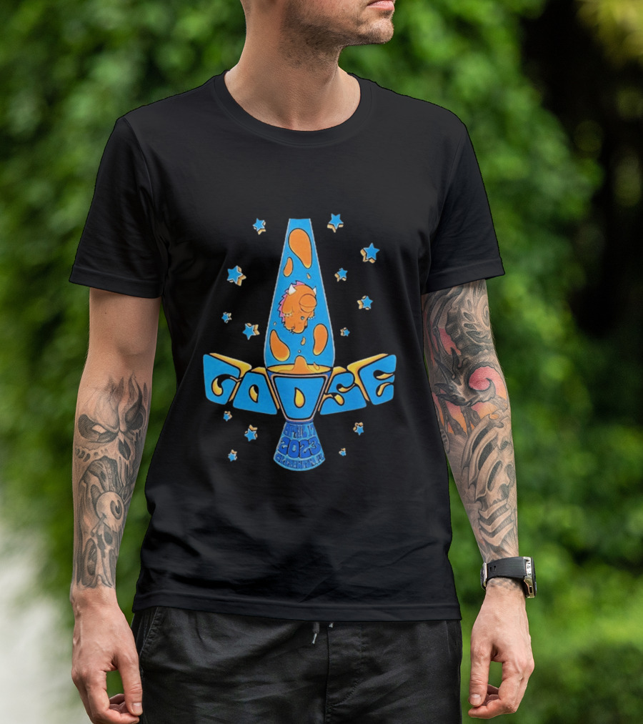Goose April 17 2023 Lava Lamp Stars Clearwater FL BayCare Sound Show T-Shirt