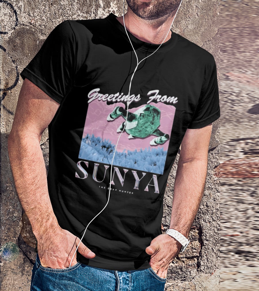 Greetings From Sunya The Dear Hunter Retro Futuristic T-Shirt