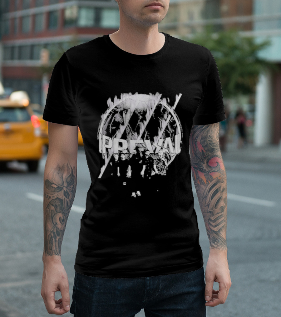 I Prevail Distressed Logo With Grunge T-Shirt