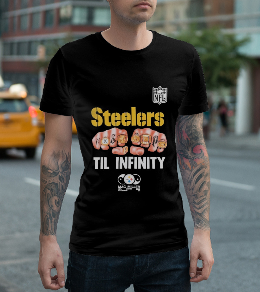 Steelers Til Infinity Mac Miller NFL T-Shirt