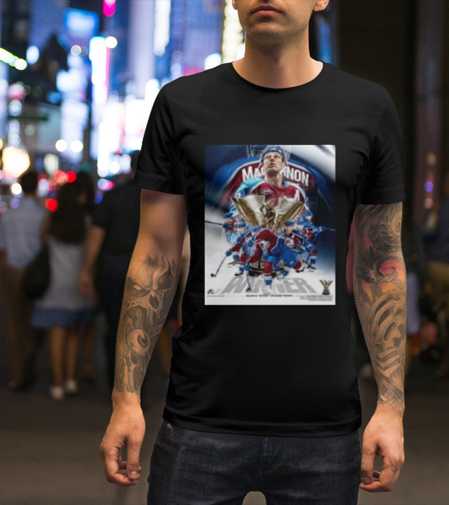 Nathan Mackinnon Winner 2026 Rocket Richard Trophy Colorado Hockey Team T-Shirt