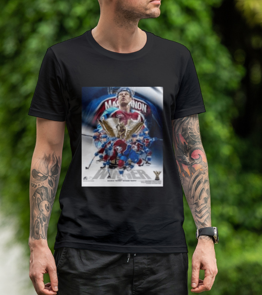 Nathan Mackinnon Winner 2026 Rocket Richard Trophy Colorado Hockey Team T-Shirt