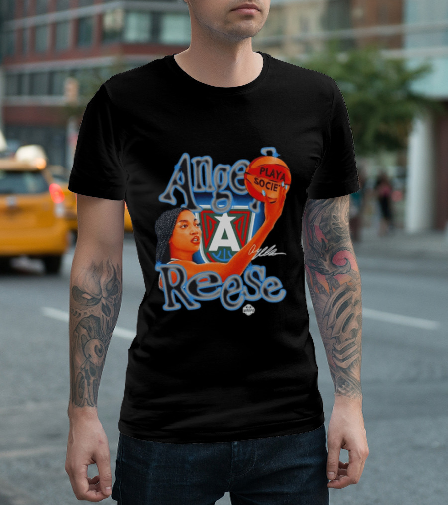 Angel Reese Atlanta Dream Playasocié WNBA T-Shirt