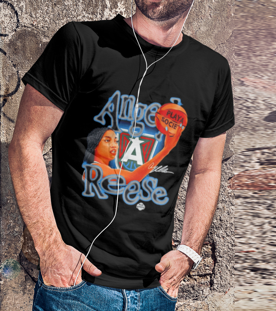 Angel Reese Atlanta Dream Playasocié WNBA T-Shirt
