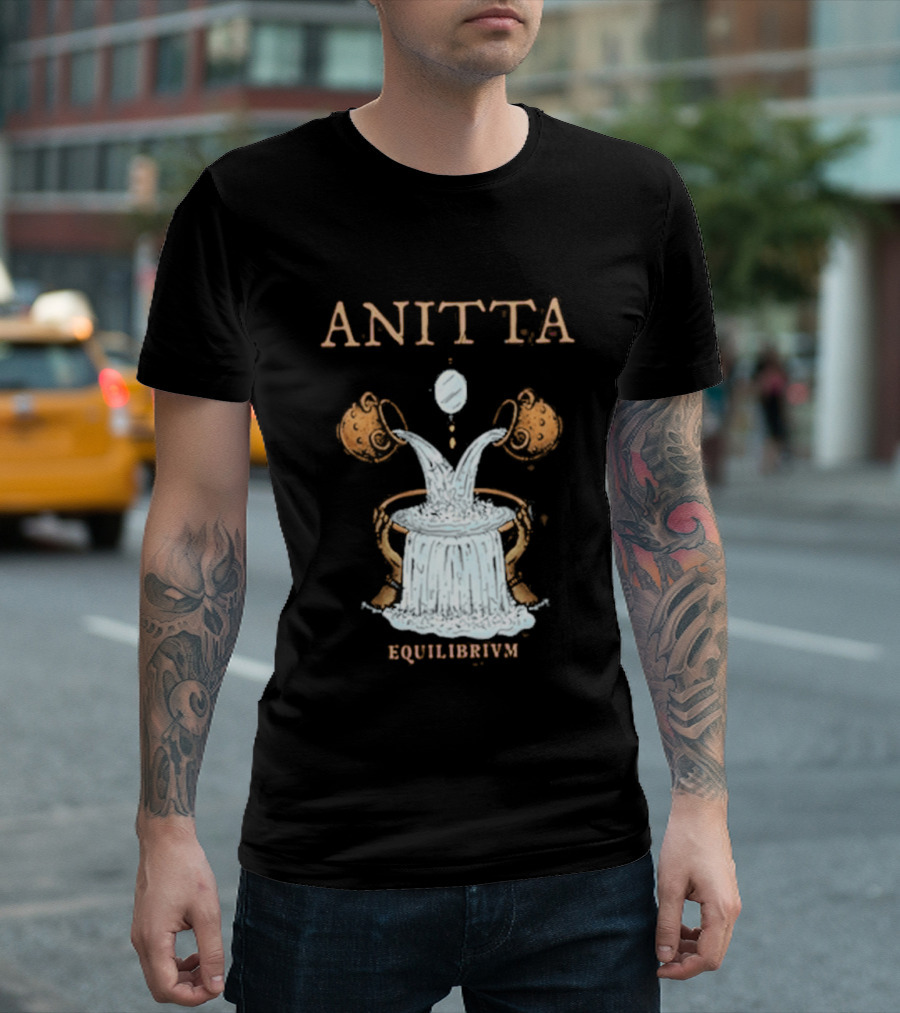 Anitta Equilibrivm Water Dual Amphora Pouring Balance T-Shirt