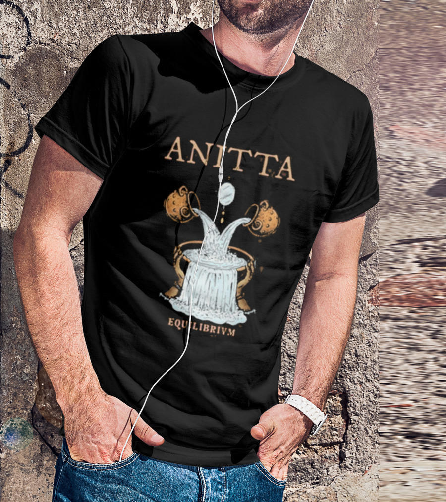 Anitta Equilibrivm Water Dual Amphora Pouring Balance T-Shirt