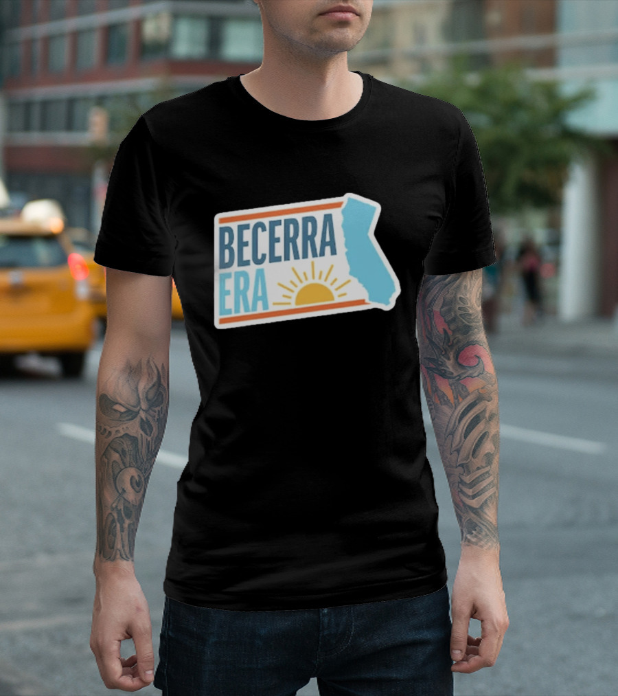 Becerra Era California Celebration Sunburst T-Shirt