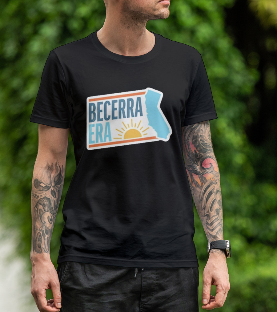 Becerra Era California Celebration Sunburst T-Shirt
