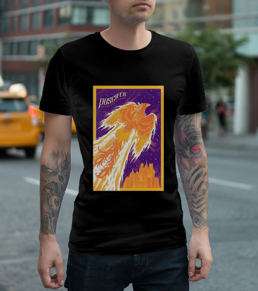Puscifer Phoenix Rising Apr 18 2026 At Fox Theatre Detroit T-Shirt