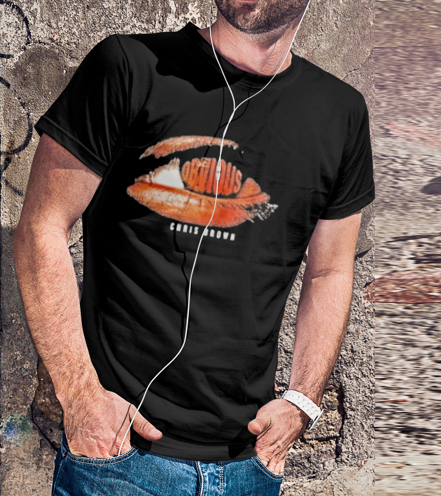 Chris Brown Obvious Eye Lip T-Shirt