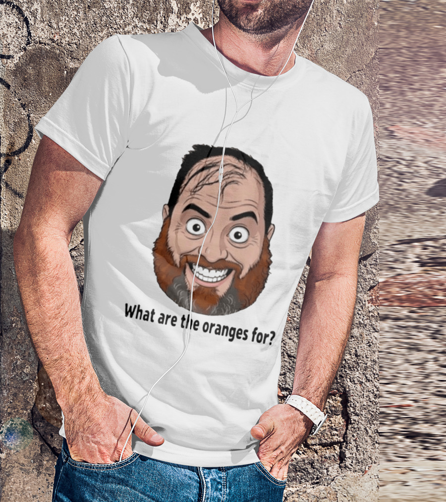 Camelcast What Are The Oranges For Meme Face T-Shirt