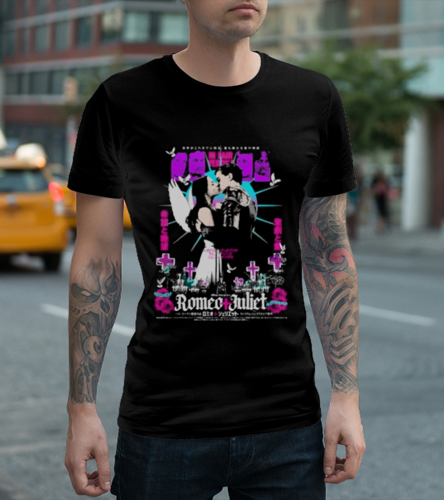 Rucking Fotten Hope Despair Local God Variant Colorway Anime Collage T-Shirt