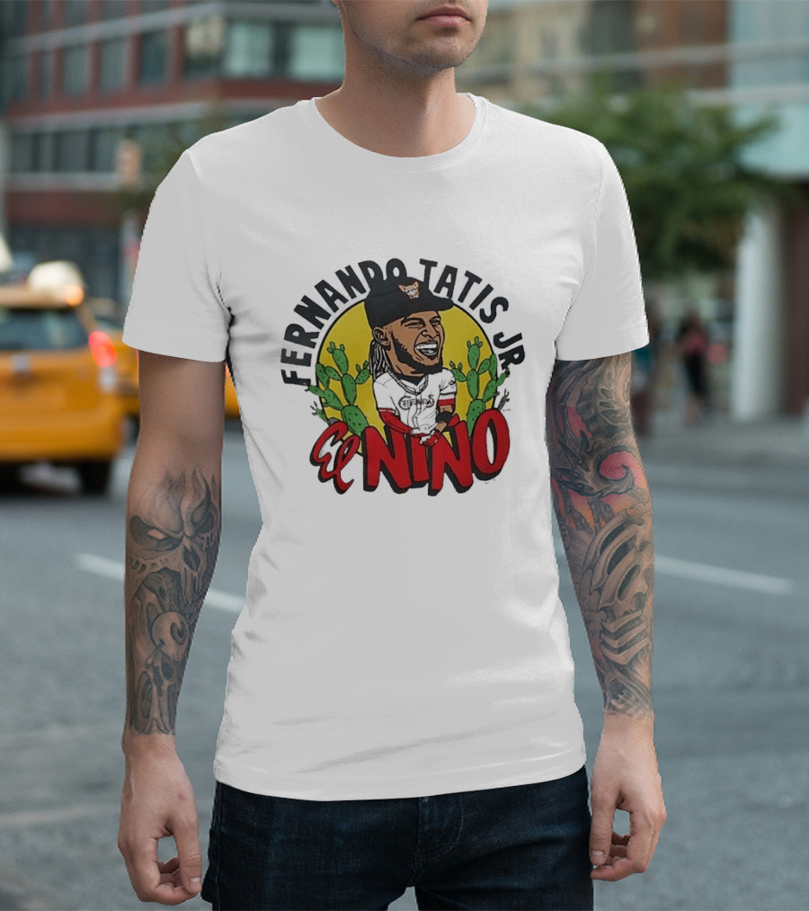 Fernando Tatis Jr El Niño Chihuahuas Cactus MLB Baseball T-Shirt