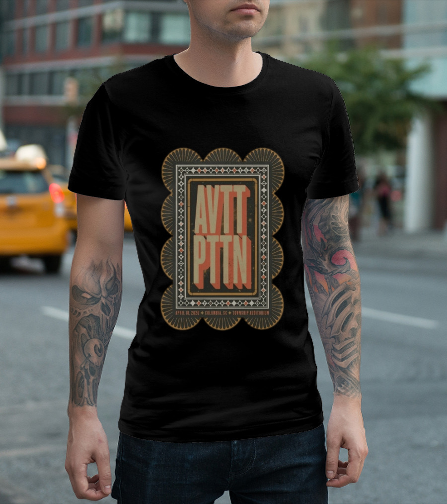 The Avett Brothers AVTT PTTN Concert April 18 2026 Columbia SC Township Auditorium T-Shirt