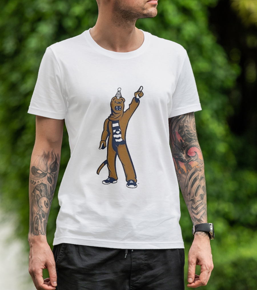 Penn State Nittany Lions Mascot Roaring Fan Spirit Outfit T-Shirt