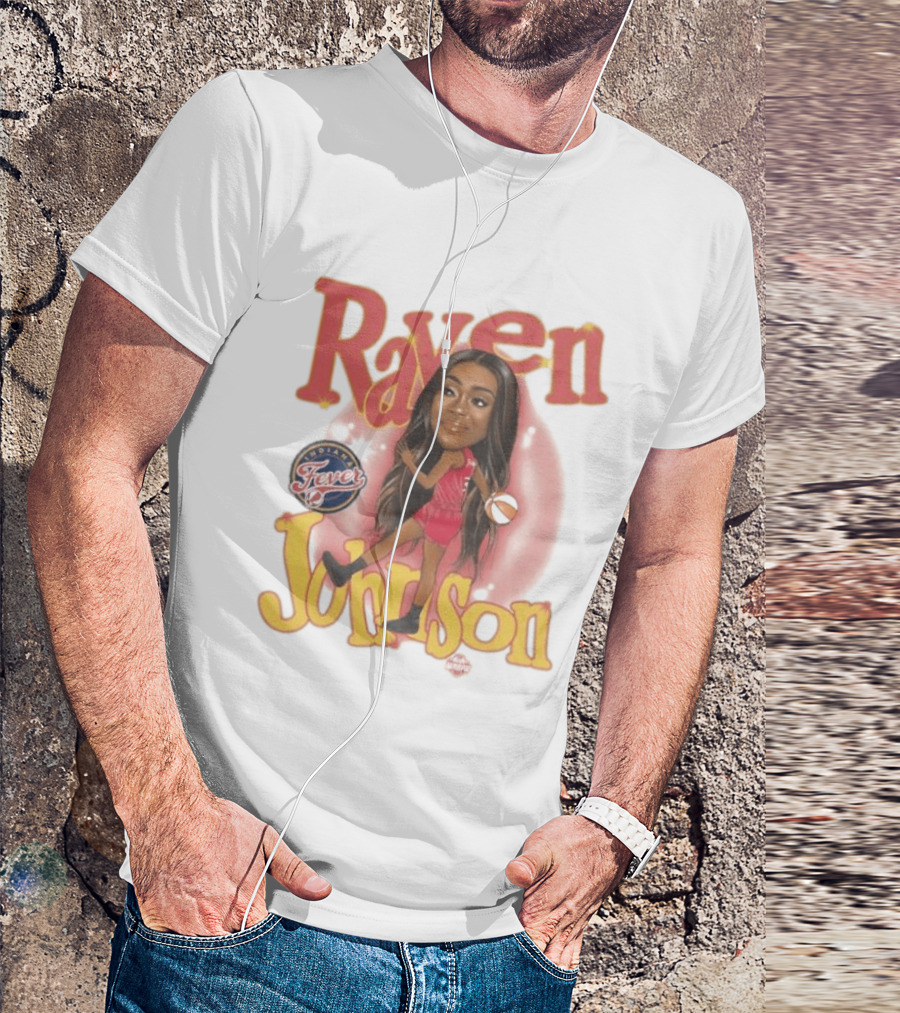 Raven Johnson Indiana Fever WNBA Basketball T-Shirt