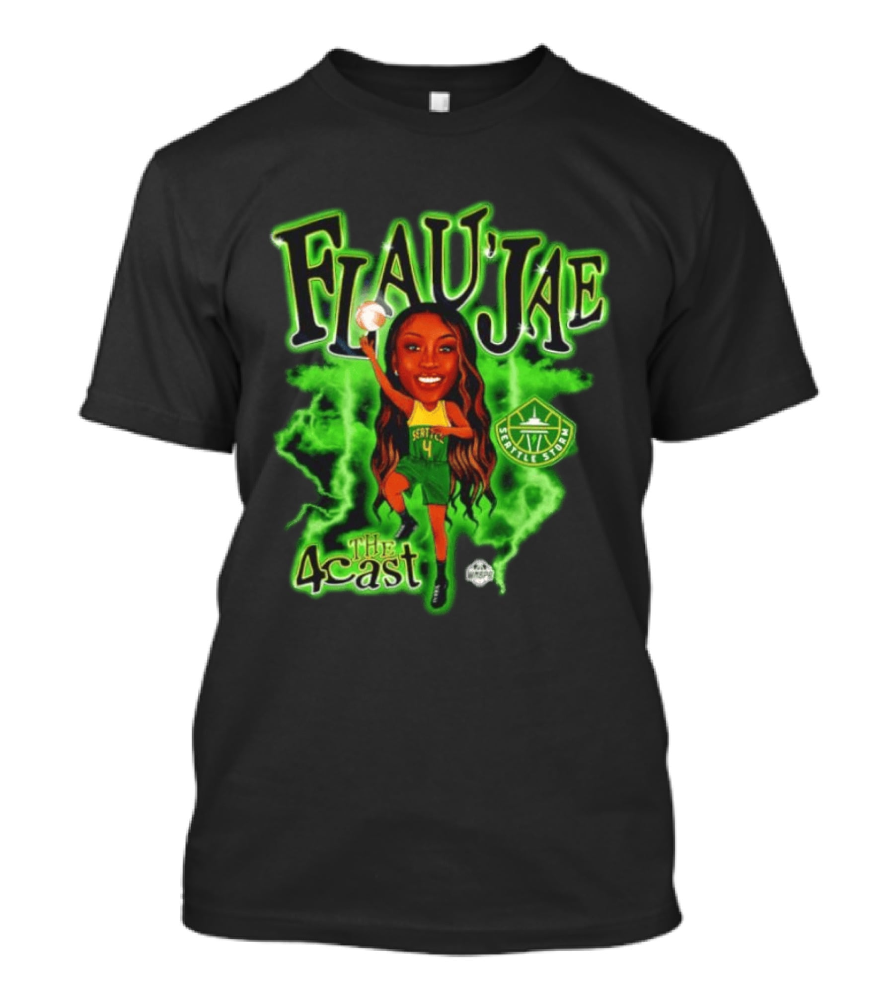 Flau'jae Johnson Seattle Storm The 4cast WNBA T-Shirt