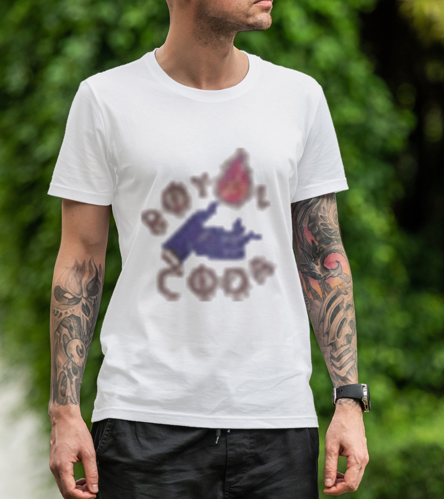 Boys Of Color Indigo Flame And Hand T-Shirt