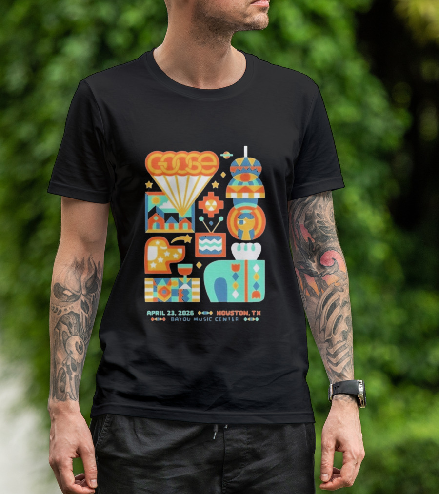 Goose April 23 2026 Houston TX 713 Music Hall Event T-Shirt