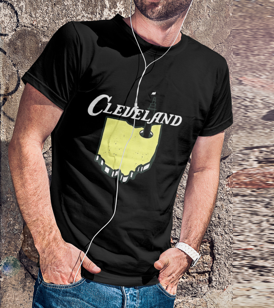 Cleveland Golf 2026 Ohio Map Tower T-Shirt
