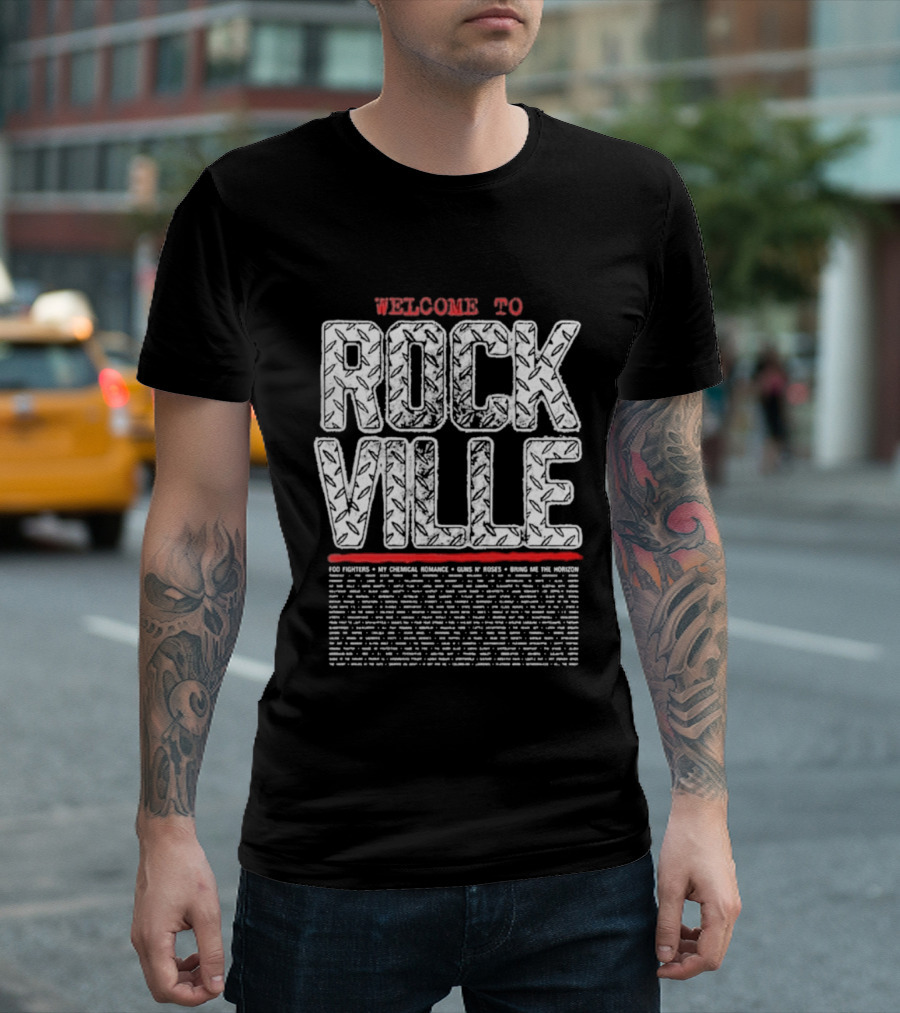 Welcome To Rockville Diamond Plate Daytona Beach FL May 7 To 10 2026 T-Shirt