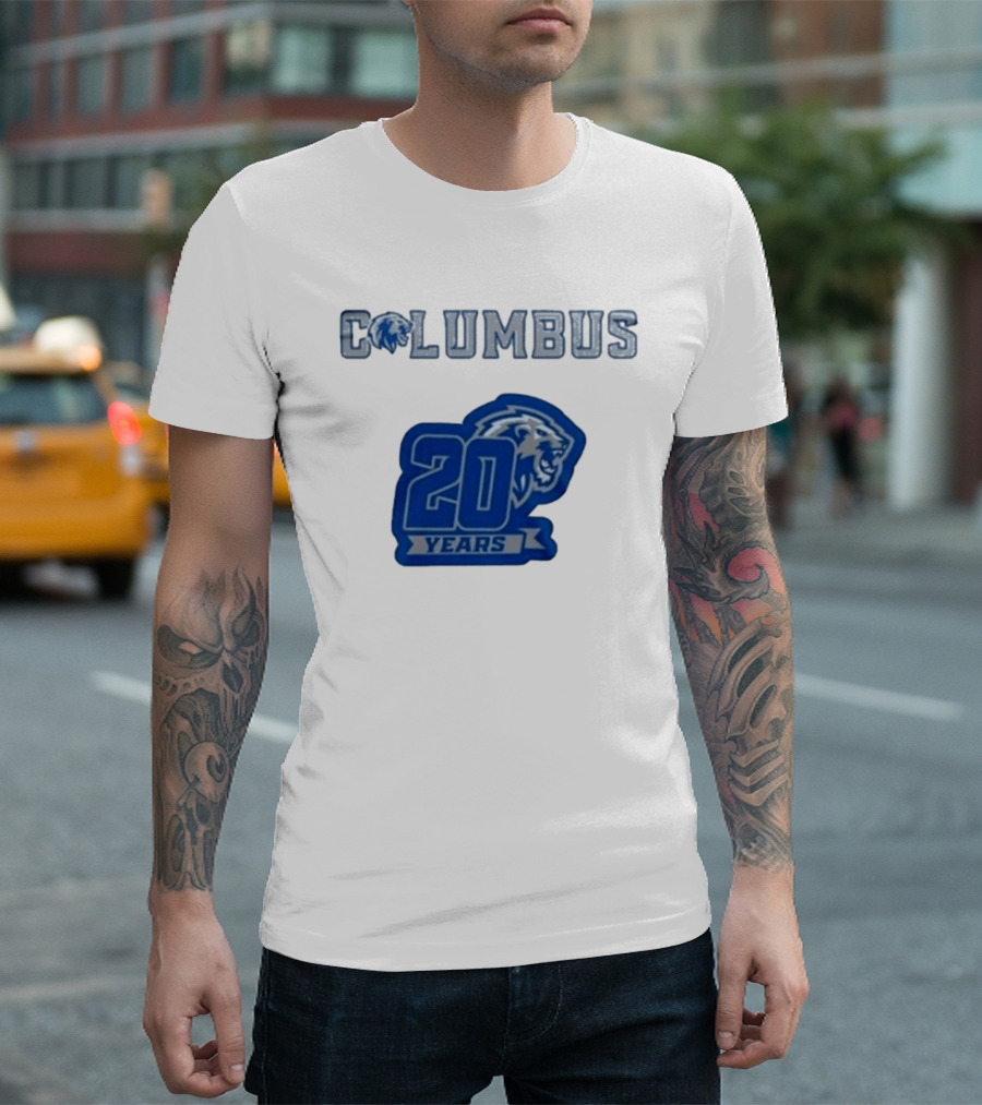 Columbus Lions 20 Years Celebration T-Shirt