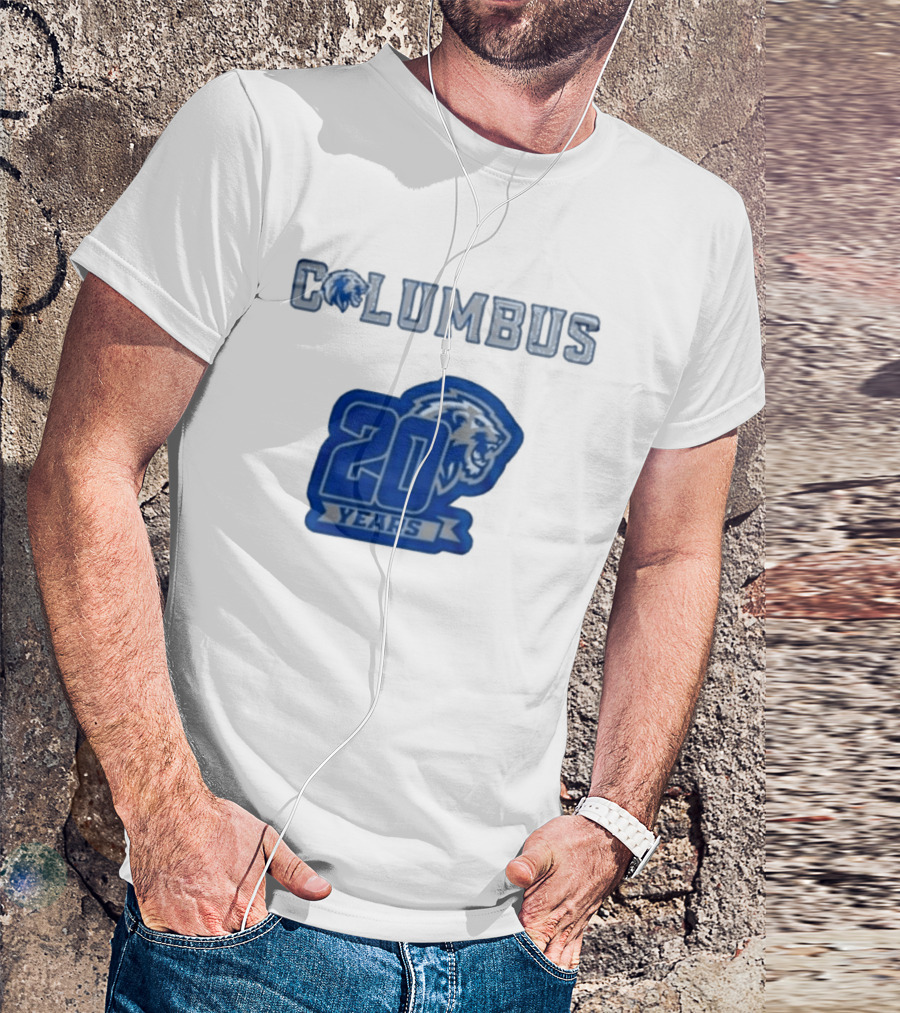 Columbus Lions 20 Years Celebration T-Shirt