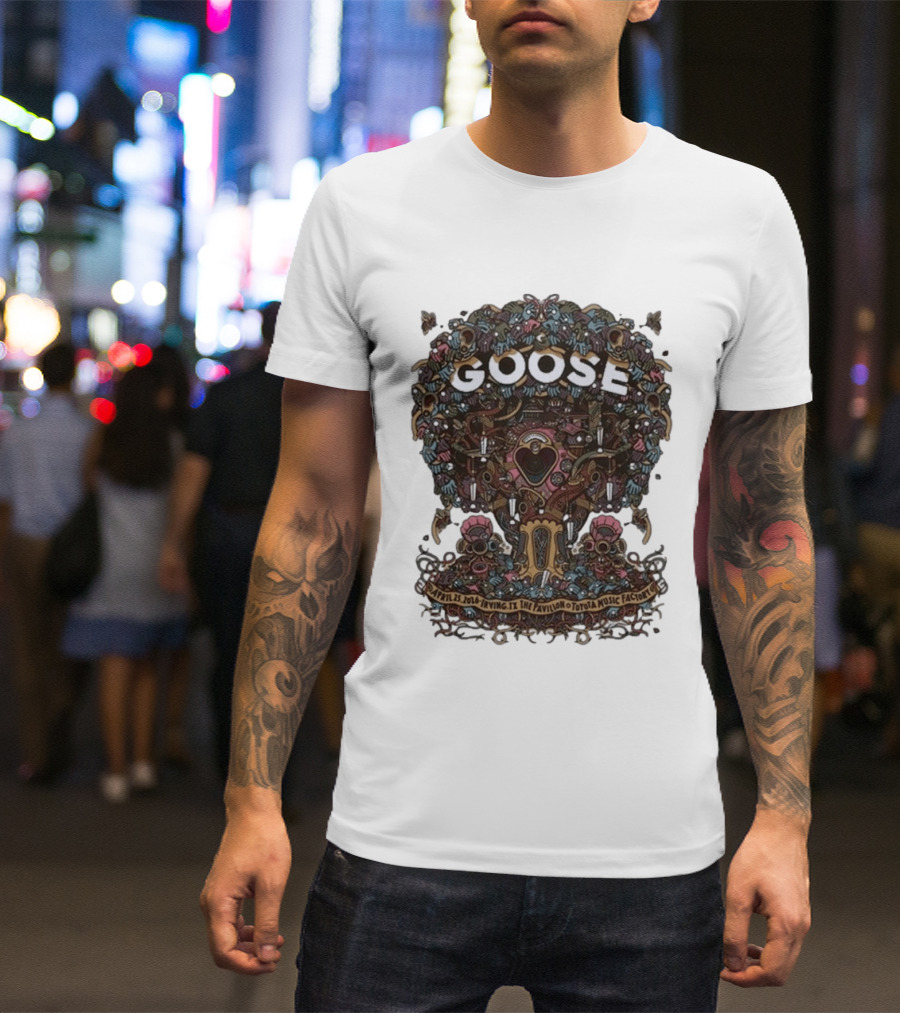 GOOSE April 25 2016 The Pavilion At Toyota Music Factory Irving TX Event T-Shirt