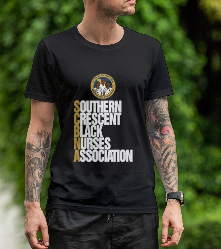 Southern Crescent Black Nurses Association Diversity Unity Healthcare Community T-Shirt