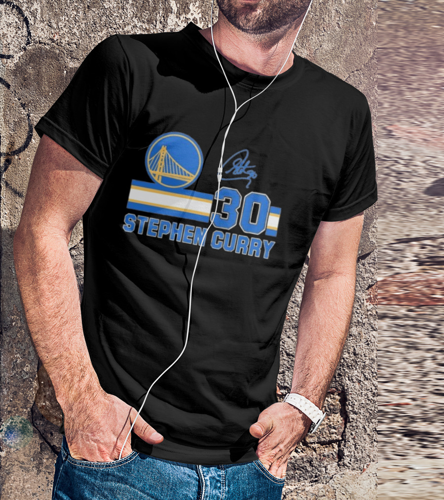 Stephen Curry Golden State Warriors 30 Signature T-Shirt