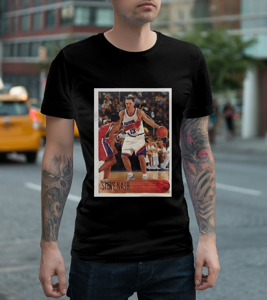 Steve Nash Phoenix Suns Topps NBA Card 13 T-Shirt