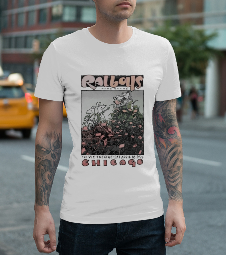 Ratboys Live At The Vic Theatre April 18 2026 Chicago IL T-Shirt