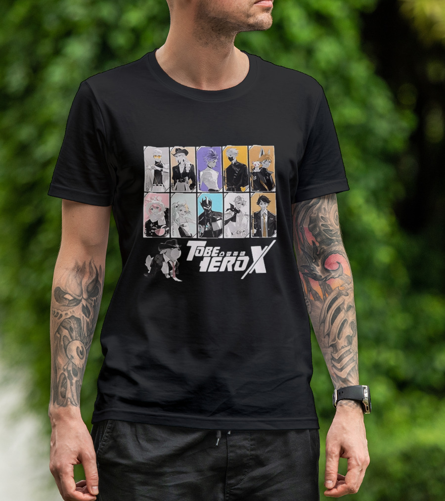 To Be Hero X Character Lineup Top 10 Heroes T-Shirt