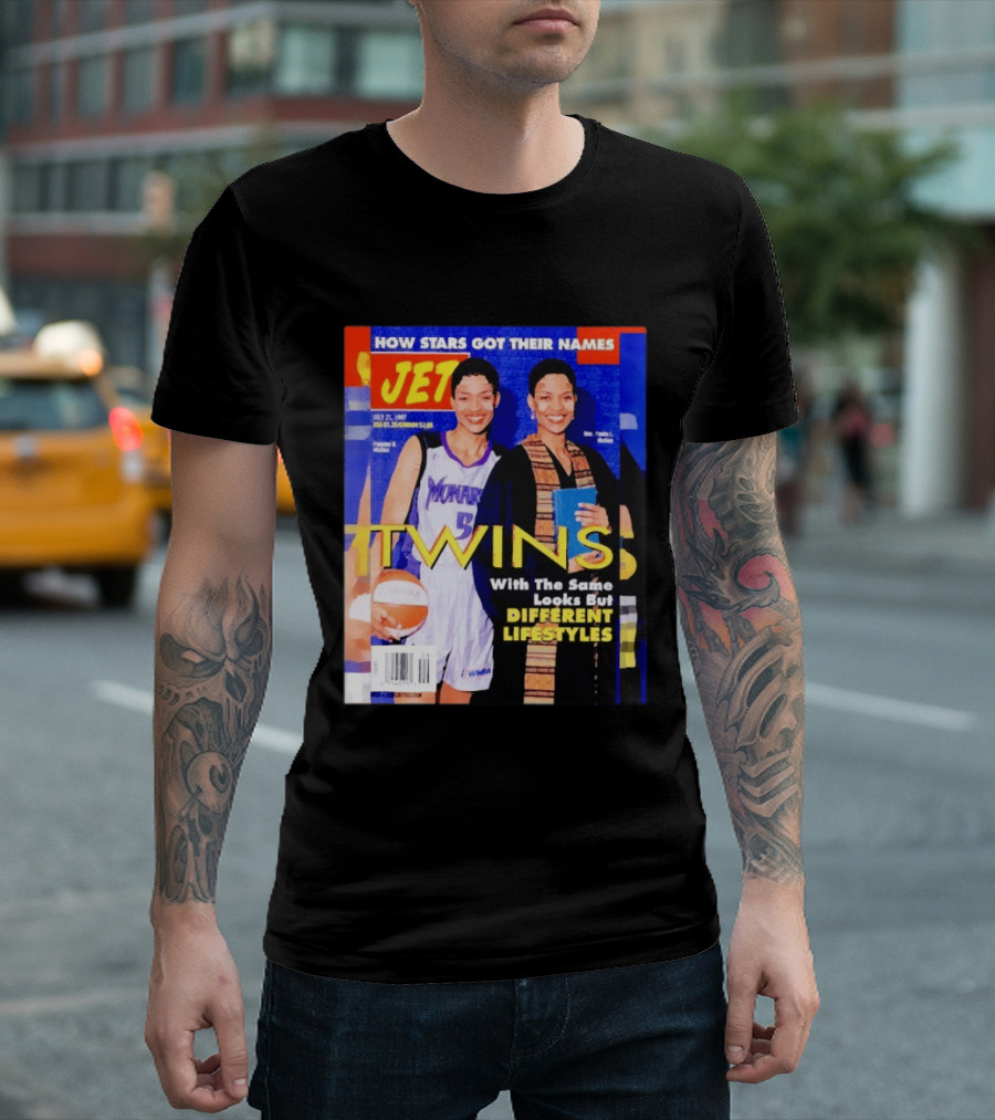 Jet Magazine Pamela McGee And Paula McGee Twins Different Lifestyles July 27 1987 T-Shirt