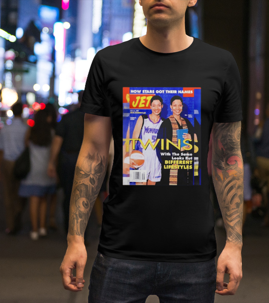 Jet Magazine Pamela McGee And Paula McGee Twins Different Lifestyles July 27 1987 T-Shirt
