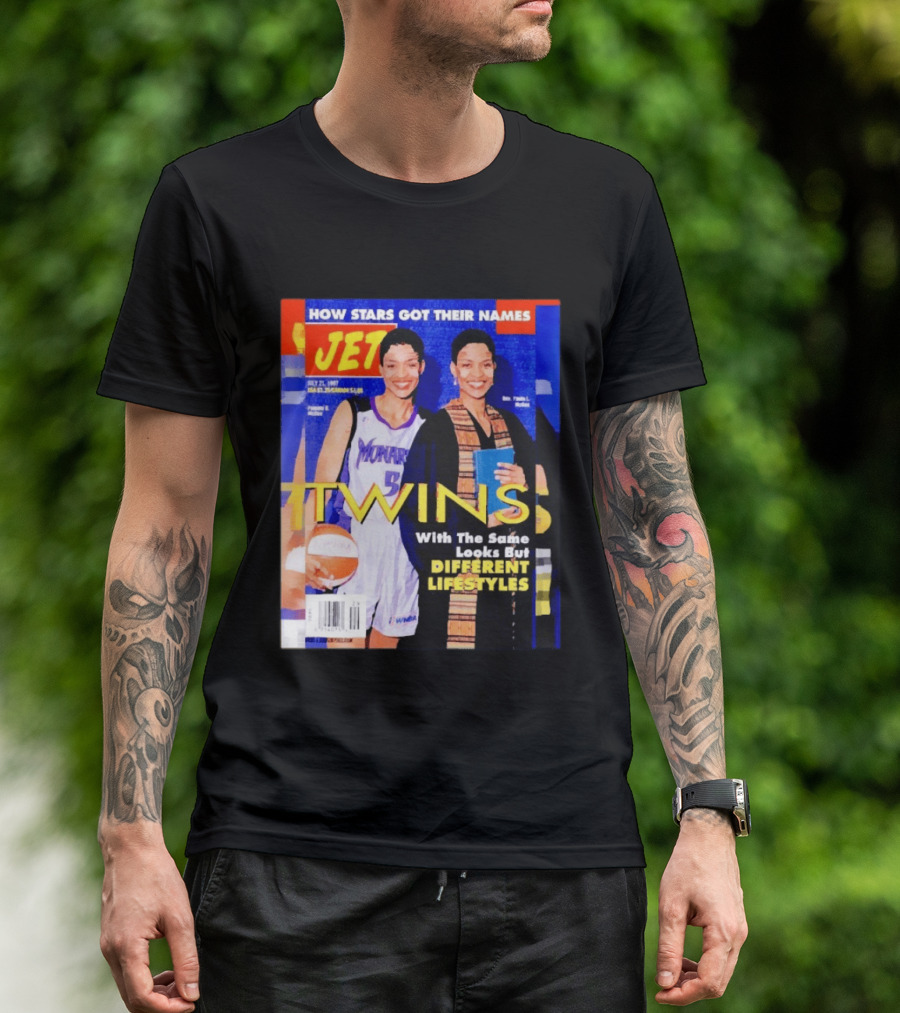 Jet Magazine Pamela McGee And Paula McGee Twins Different Lifestyles July 27 1987 T-Shirt