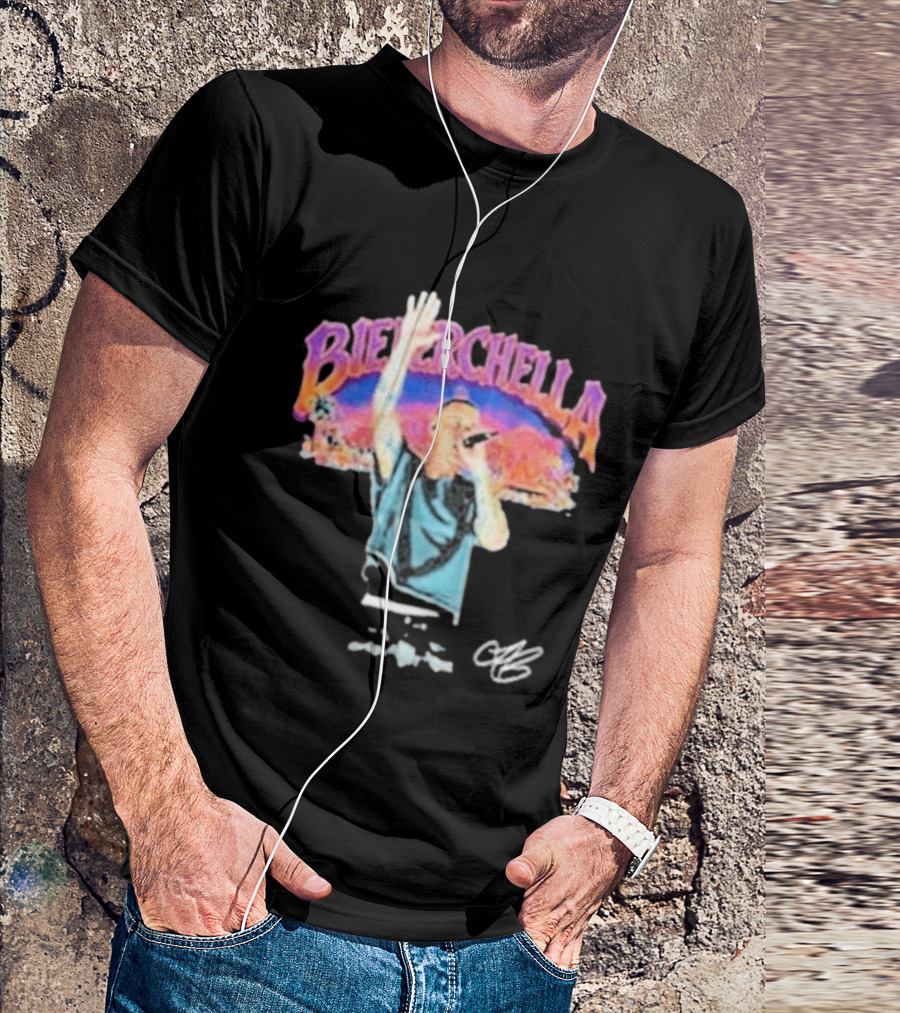 Bieberchella 2026 Justin Bieber Performance Artistry And Festival Vibes T-Shirt