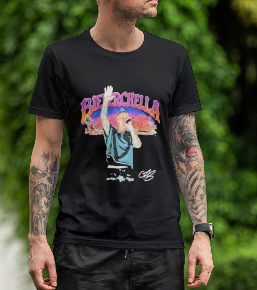 Bieberchella 2026 Justin Bieber Performance Artistry And Festival Vibes T-Shirt