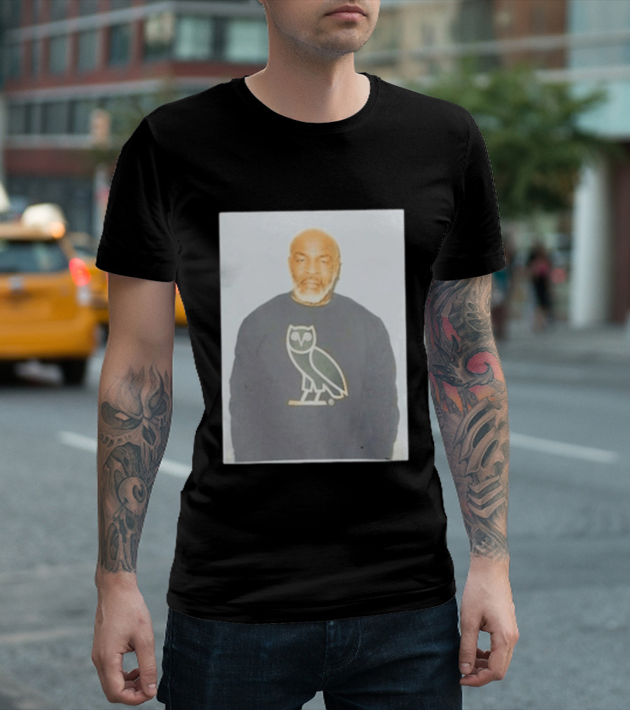 Drake OVO Owl Mike Tyson Photo T-Shirt