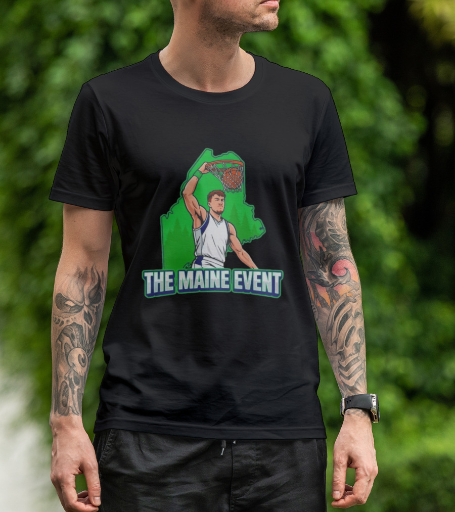 The Maine Event Basketball Dunking Athlete T-Shirt