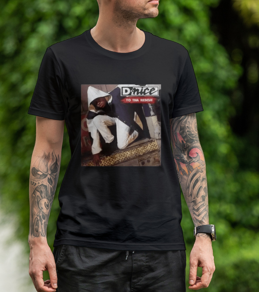 D Nice To Tha Rescue Urban Style Album Cover T-Shirt