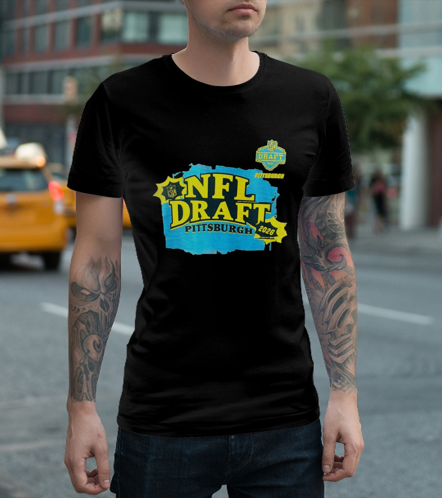 NFL Draft Pittsburgh 2026 Event Merchandise T-Shirt