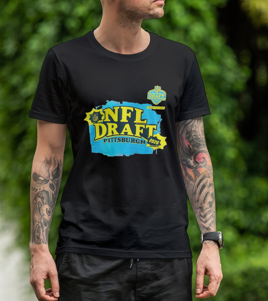 NFL Draft Pittsburgh 2026 Event Merchandise T-Shirt