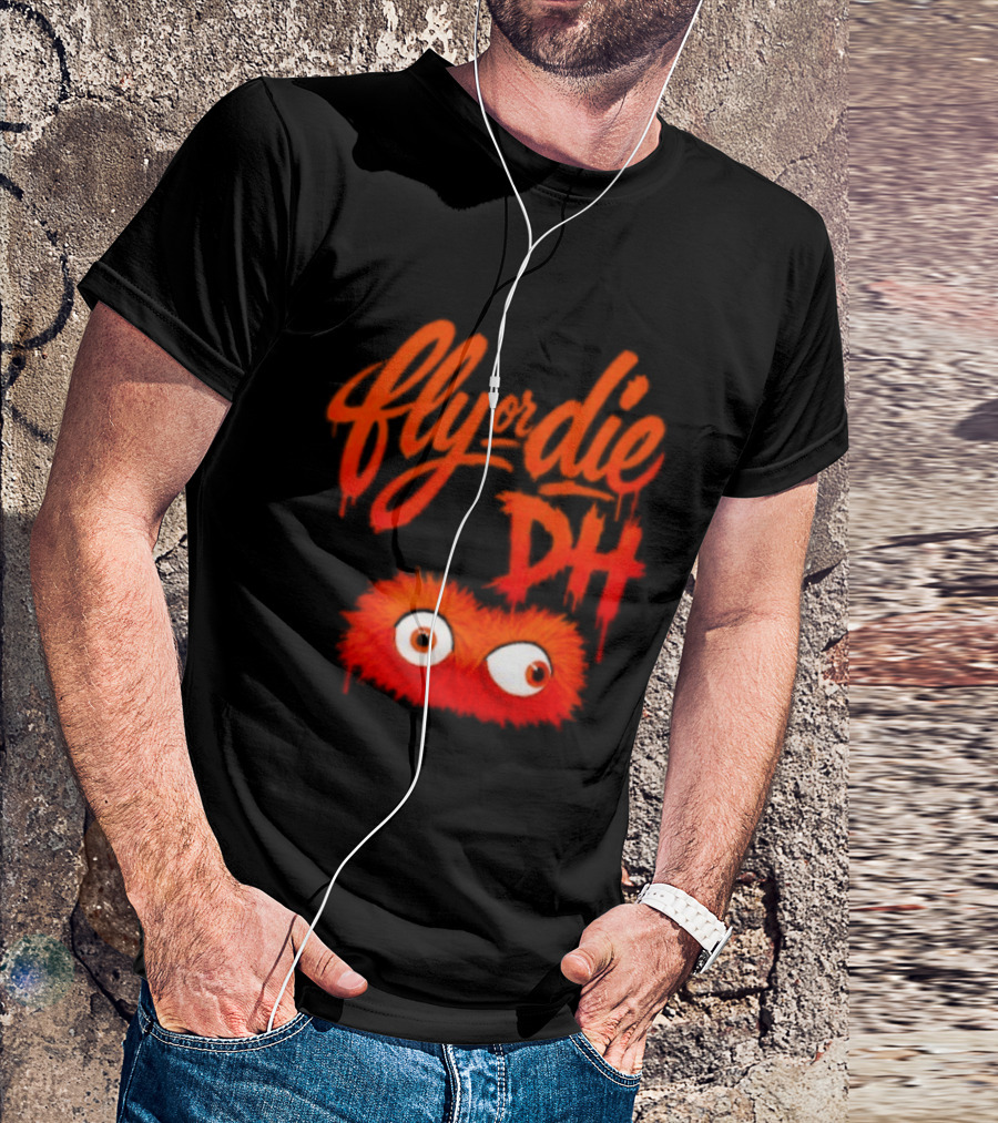 Fly Die DH Gritty Eyes Philadelphia Flyers T-Shirt